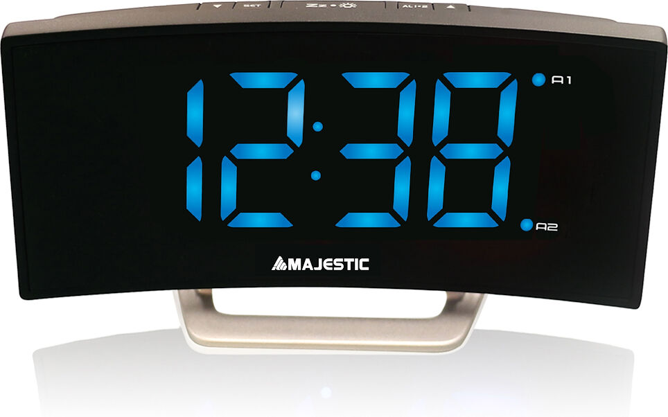 Sveglia digitale Majestic SVE234 con display curvo