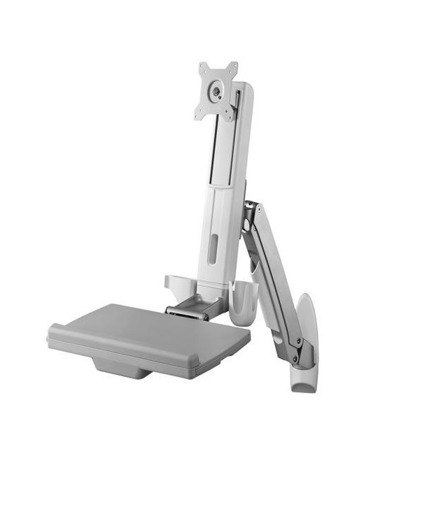 StarTech.com Wandmontage Sitz-/Steh Workstation 1 Monitor bis zu 60,96 cm 24Zoll VESA (WALLSTS1)
