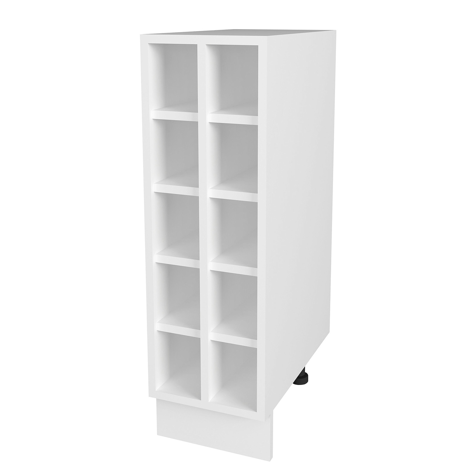 VCM Esilo Wijnrek Keukenonderkast Wit B: 25 cm, D: 44 cm, H: 82 cm