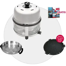 COBB 30 mbar Premier+ Gas DELUXE 3-teiliges Camping Set mit Griddle PLUS und Wok