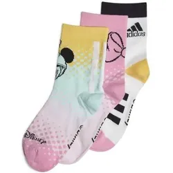 ADIDAS Kinder Socken Disney Minnie Maus Kids, 3 Paar, Größe 31-33 in Rot Rot