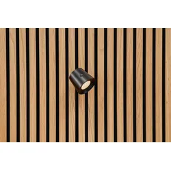 ter Hürne SilentDesign LivingWall Anbauelement Metall pulverbeschichtet schwarz - Eirik Cube Light 115x110x115 mm