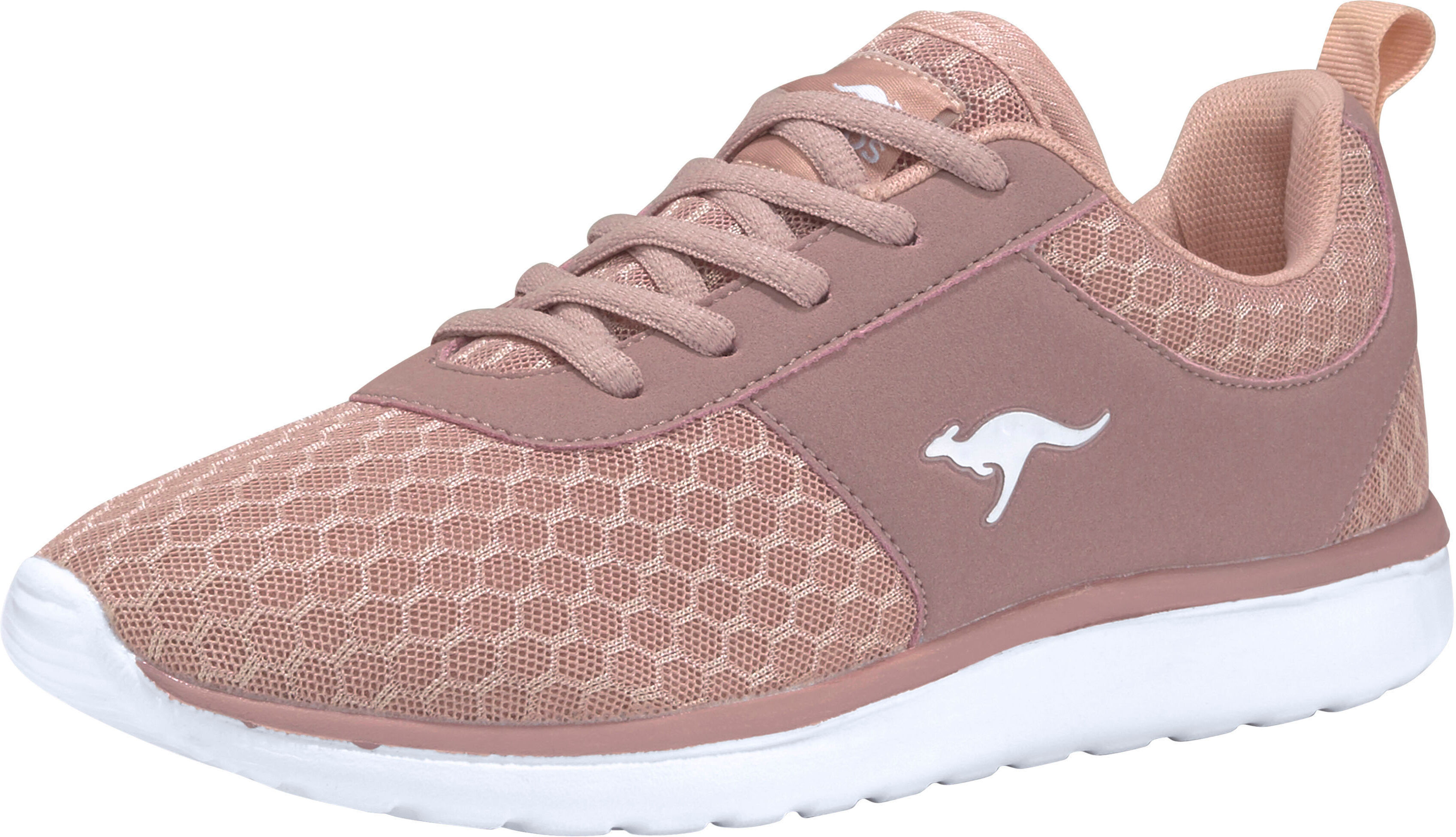 Sneaker KANGAROOS "Bumpy", Damen, Gr. 40, rosa (altrosa), Textil, Schuhe Sneaker altrosa 40