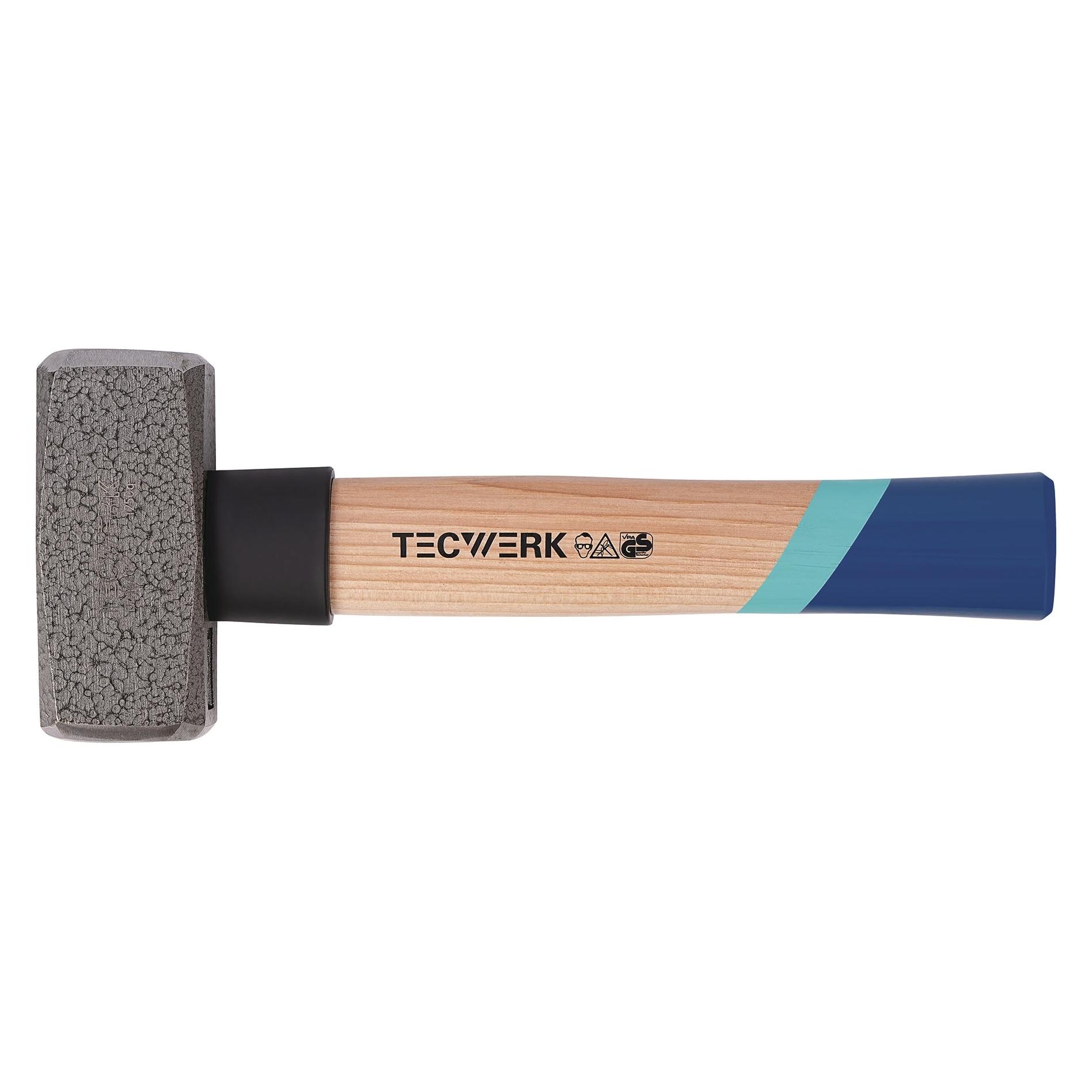 Tecwerk Fäustel Kopfgewicht 1250 g Hickory Stielschutzhülse (1250 g) (2000811243)