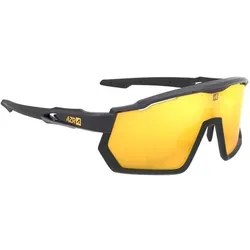 AZR, Unisex, Sportbrille, Pro Race Rx (Black, varnished black, Gold), Schwarz, Gold