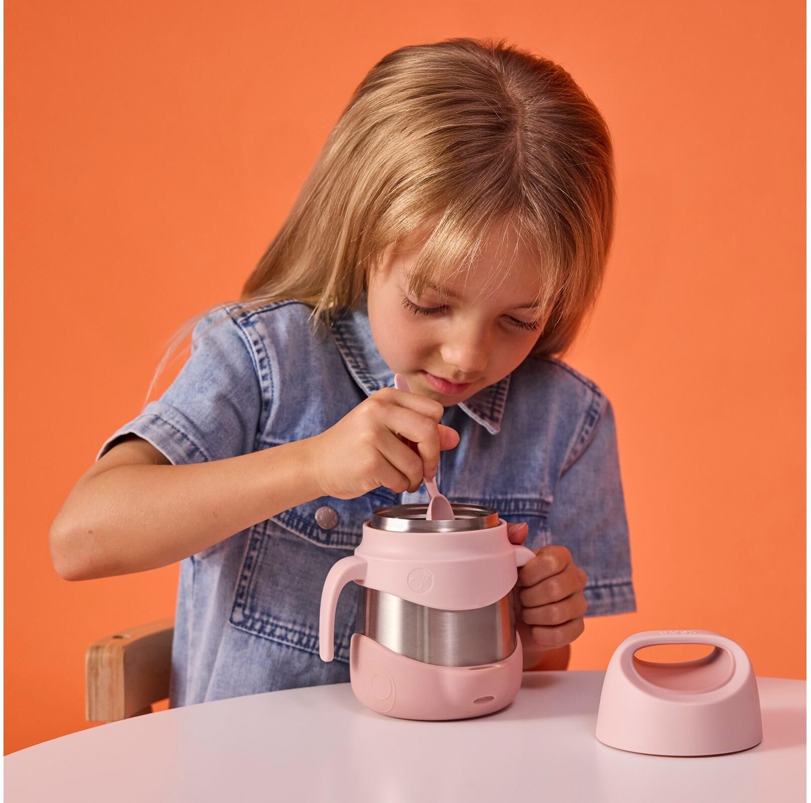 Thermobehälter "B.Box 335 ml", Baby, rosa, Edelstahl, Silikon, Lebensmittelaufbewahrungsbehälter Thermobehälter rosa Einheitsgröße