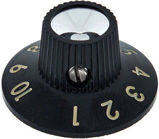 TAD Poti Knob Black/Chrome Schwarz