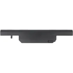 AccuCell Akku Clevo W650 (4400 mAh), Notebook Akku, Schwarz