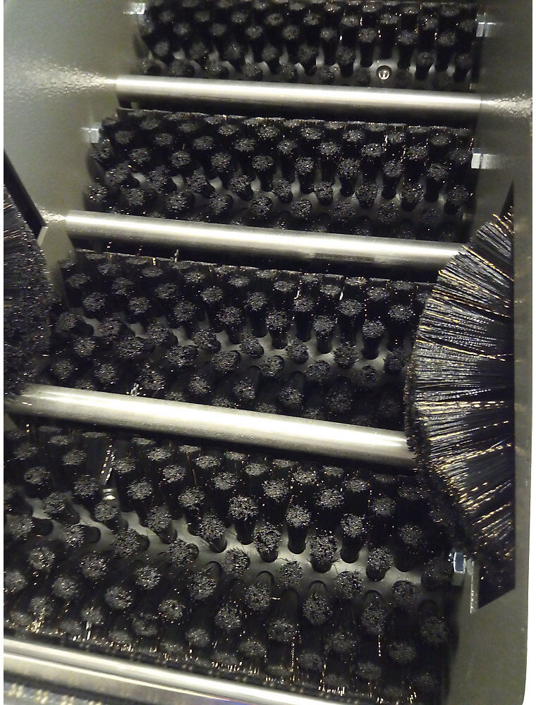 Trocken-Sohlenreinigungs-Maschine SOLAMAT 100, Länge 600 mm, ESD-Bürsten, graphit, CH Heute