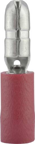 Vogt Verbindungstechnik 3920S Rundstecker 0.50mm² 1mm² Stift-Ø: 4mm Teilisoliert Rot