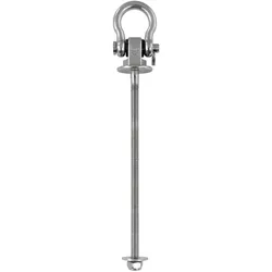 Schraube mit Schäkel, metr. Gewinde, MT-Serie, A4/PA, M8x170mm, Schäkel 8mm