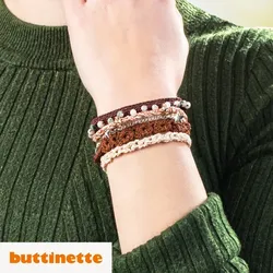 Häkelanleitung – Häkelarmband aus Woll Butt Diana