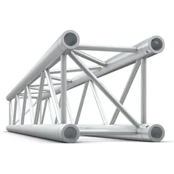 Showtec Straight 4000mm, Montage Lichttechnik, Silber