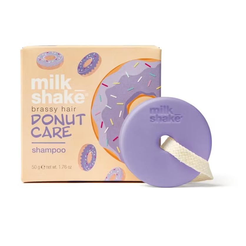 Milk_Shake Donut Care Shampoo Bar Silver Brassy Hair 50 ml (Festes Shampoo, 50 g) (11,125)