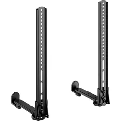 Aisens Soporte Universal Para Barra De Sonido Negro (Ständer, Wandmontage), Lautsprecher Ständer + Wandmontage, Schwarz