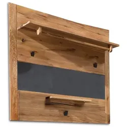 Garderobenpaneel Paris Holz Braun Eiche