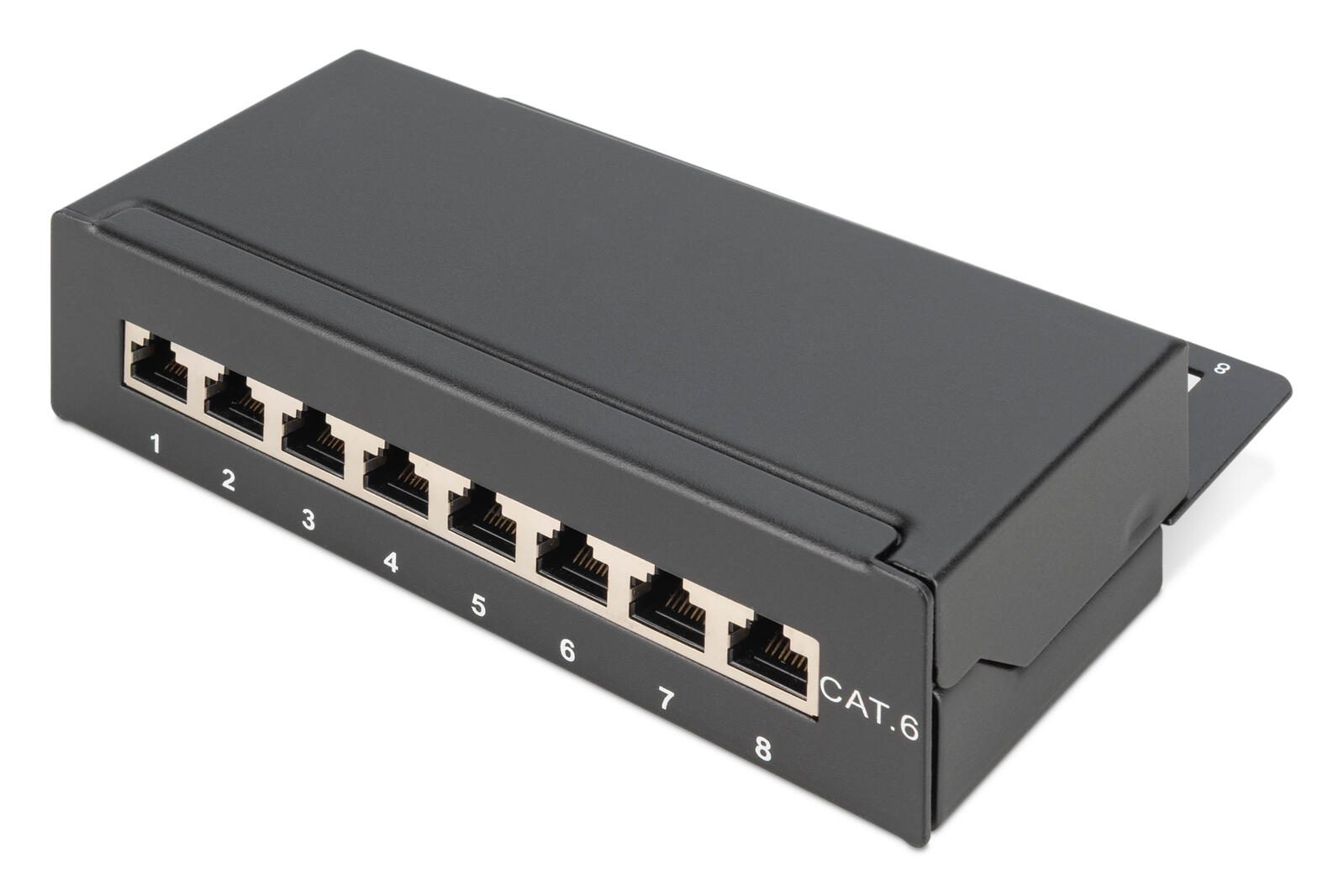 Digitus Desktop CAT 6, Klasse E Patch Panel, geschirmt DN-91608SD