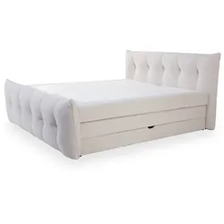 Boxspringbett HARPER WARTA - Bezug: Stoff - 180x200 cm