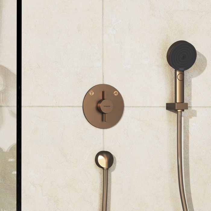 Hansgrohe DuoTurn S Mischer 75418140 Unterputz, für 2 Verbraucher, brushed bronze