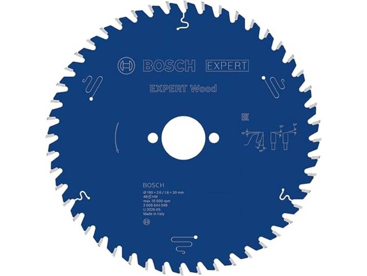 Bosch 1x EXPERT Wood corded cirkelzaagblad voor handcirkelzaag