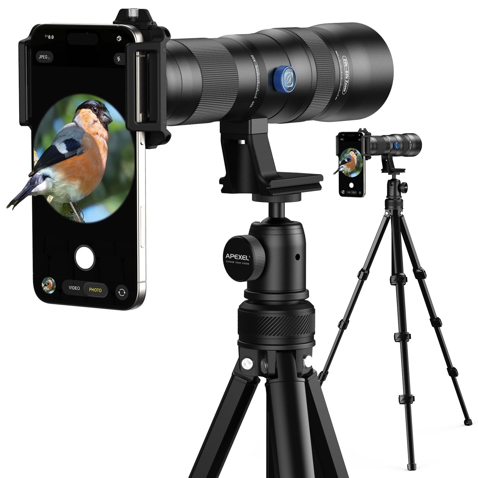 Teleobjektiv für Smartphone - 20-60-facher Zoom