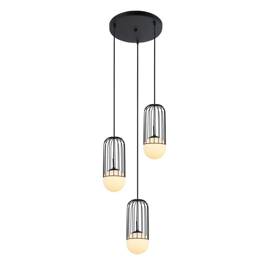 Italux Matty MDM-3939-3 BK LED hanglamp zwart