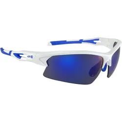 AZR, Unisex, Sportbrille, Huez (spiegelblue), Blau, Weiss