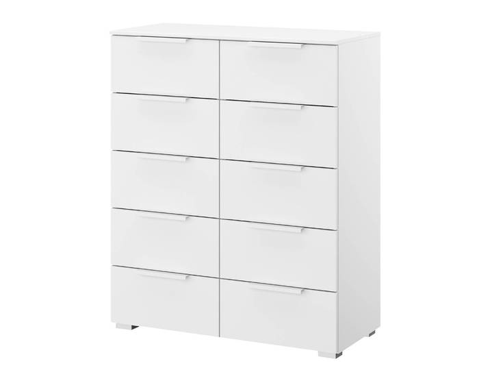 Buffet x10 80 x 100 x 42cm Blanc/Blanc alpin Couleurs du corps