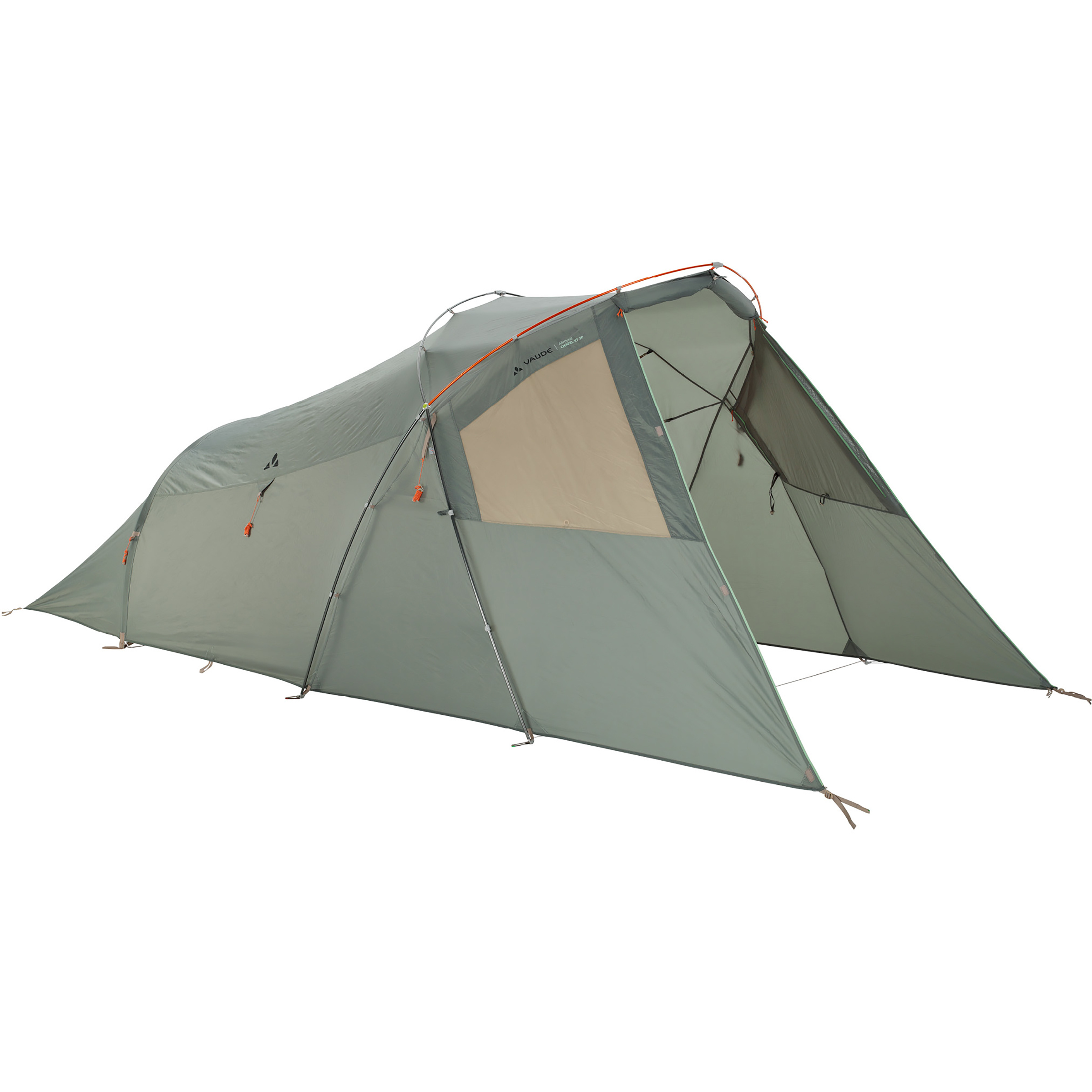 Vaude Allround Chapel XT 3P Zelt 1-4-Personen-Zelte gruen Camping