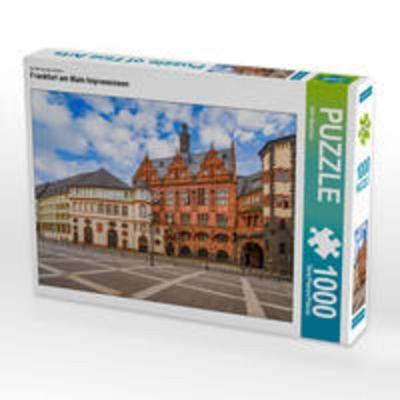 CALVENDO Puzzle Frankfurt am Main Impressionen 1000 Teile Lege-Größe 64 x 48 cm Foto-Puzzle Bild von Dirk Meutzner