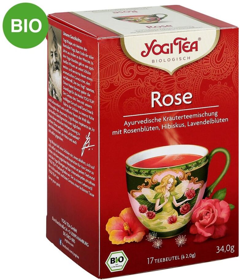 Yogi Tea Rose Bio Filterbeutel 17X2.0g