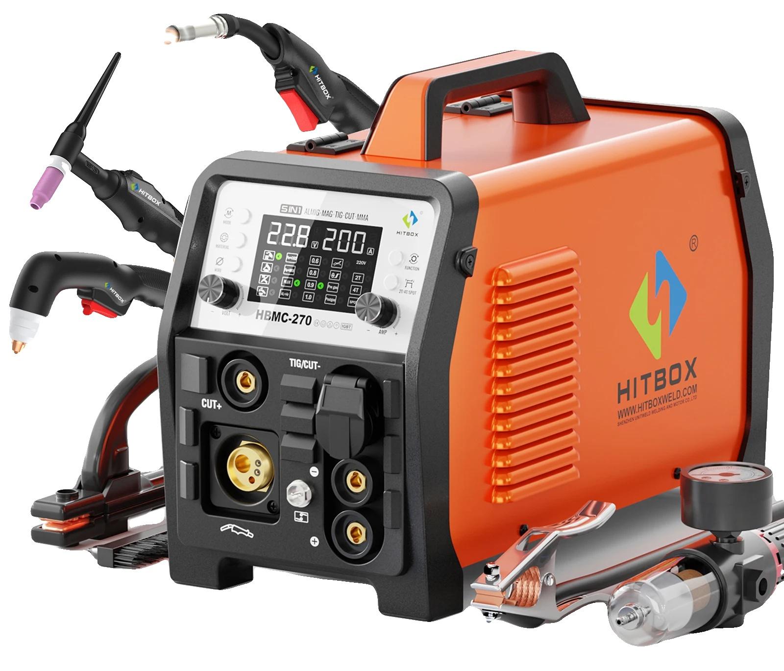 Schweißmaschine, 6-in-1 Vielseitigkeit, benutzerfreundliche Steuerung, HBMC270