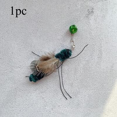 Uplift Picks Plush Insect Cat Toy Replacement Heads For Interactive Wand Teaser Play b