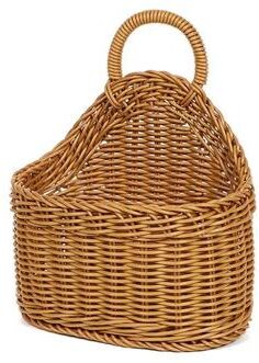 Uplift Treasures Handwoven Rattan Hanging Storage Basket 2
