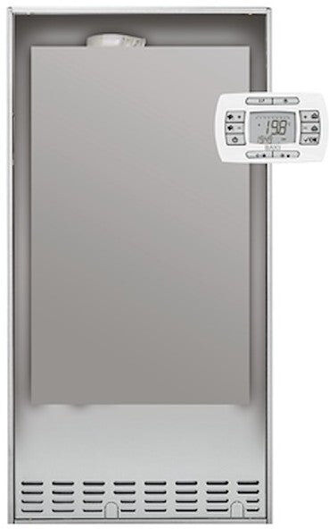 Baxi Caldaia a Condensazione Luna Air 28 Kw Da Incasso Metano Cod. A7736262 Completa di Kit Scarico Fumi