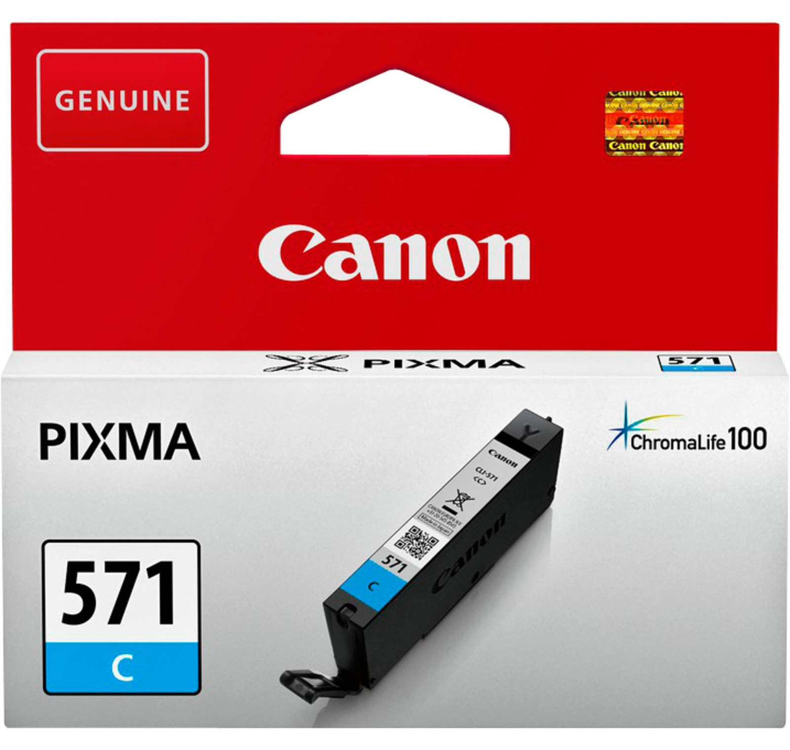 Canon 0386C001 Original Cyan Inktpatroon CLI-571C