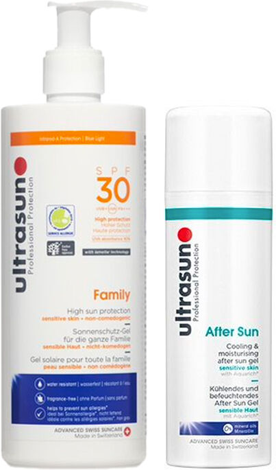 Ultrasun Family SPF30 400ml & Aftersun 150ml Duo