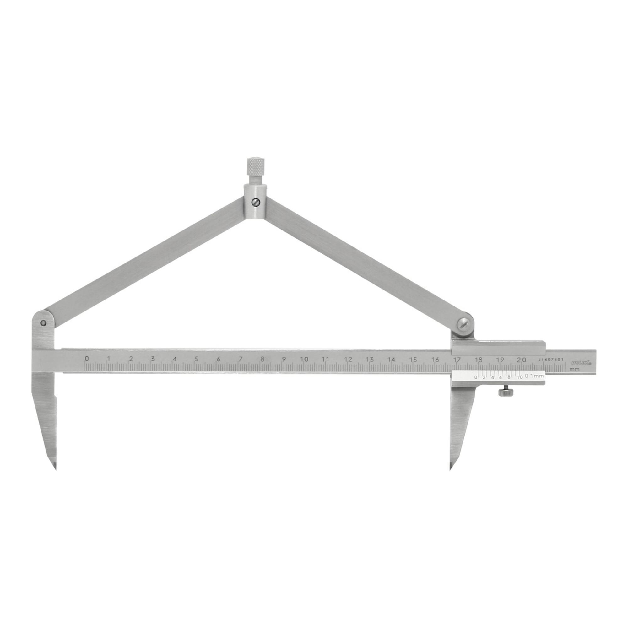 HOLEX Zirkel-Messschieber mit Hartmetall-Spitzen 300 mm (458210 300)