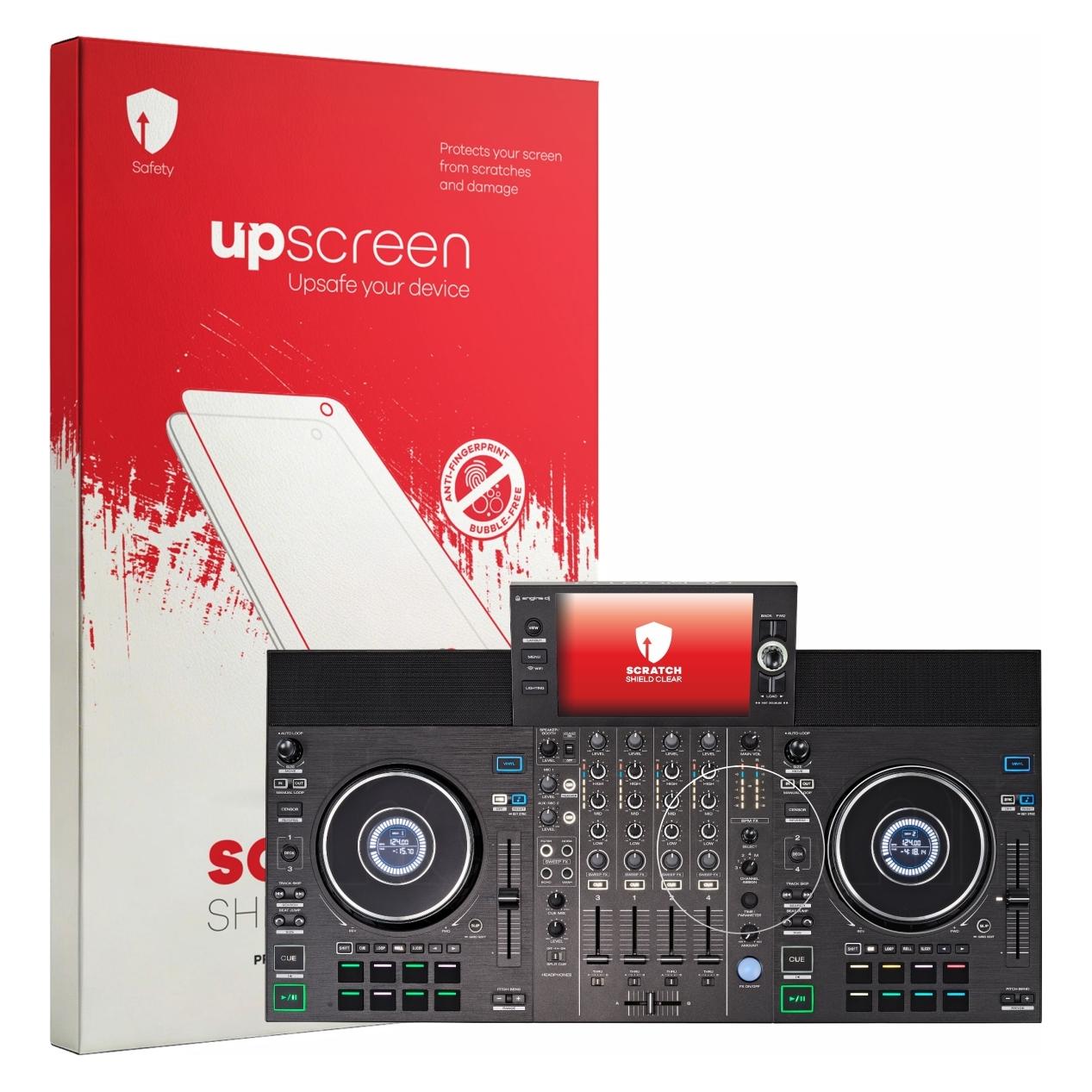 upscreen Schutzfolie für Denon DJ SC LIVE 4 (Jog) Displayschutz Displayschutzfolie Folie Klar Transparent (2863619)