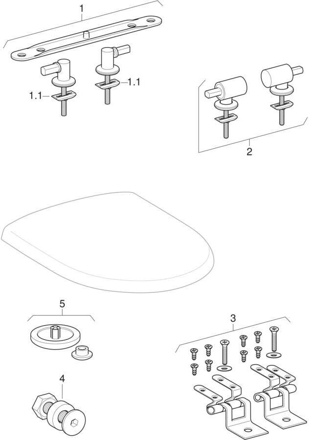 Geberit (Keramag) Cavelle WC-Sitz 574720000, weiss 574720000