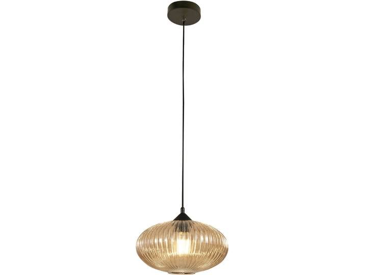 Pendellampe Mikati amber Metall/Glas B 30 cm