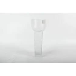 Vase CLAIRE (DH 13x35 cm) - weiß - DH 13x35 cm