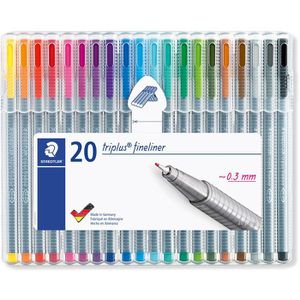 Staedtler Triplus Fineliner 334 SB20 20er Etui