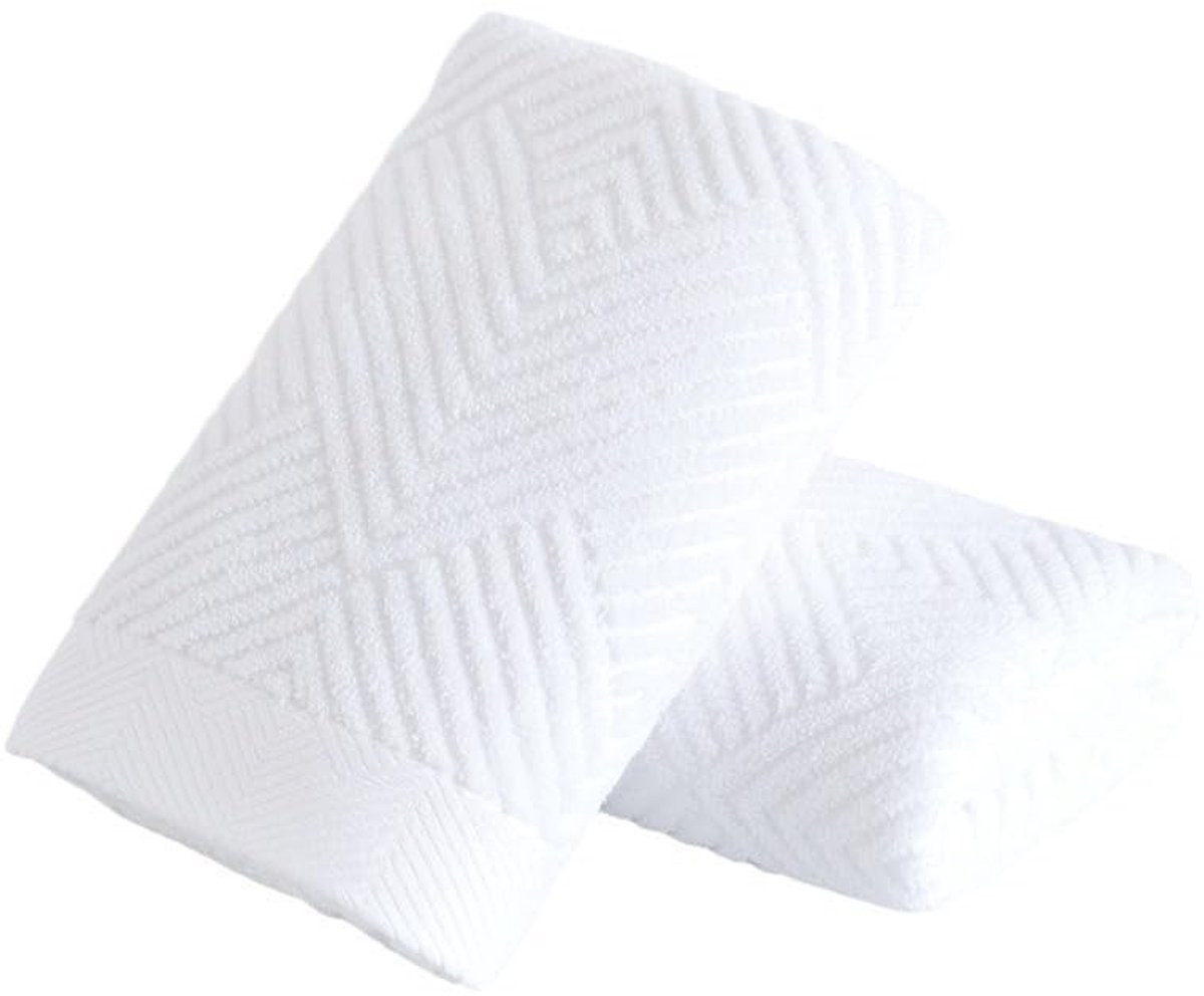 Omgoods Set van 2 Ultra Absorberende Handdoeken van Katoen