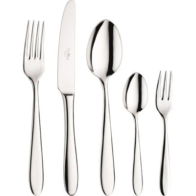 Besteck-Set PINTINOX "Ritz", silber (edelstahlfarben), 30 Stk., Edelstahl 18/10, Essbesteck-Sets