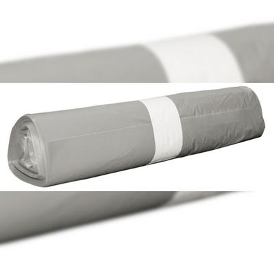 PROREGAL Abfallsack, 45L Fassungsvermögen, HxB 72x60cm, 250 Stück, Transparent, Müllbeutel, Müllsäcke, Mülltüte