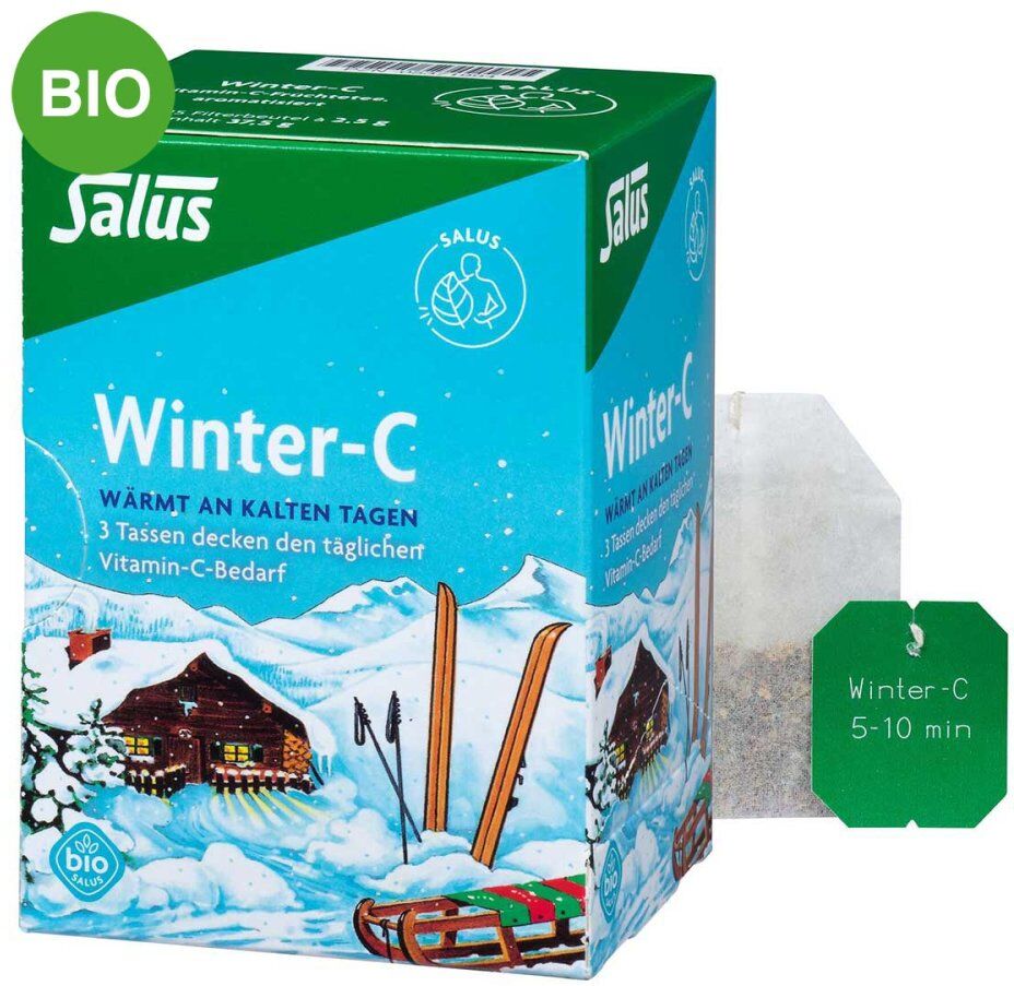Winter-c Vitamin-c-früchtetee mit nat.Aroma Salus 15stk