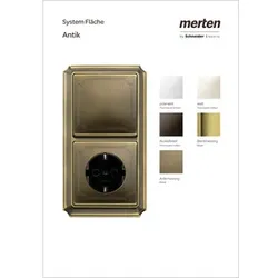 Merten MEGMKM015 Musterkoffermodul Antik