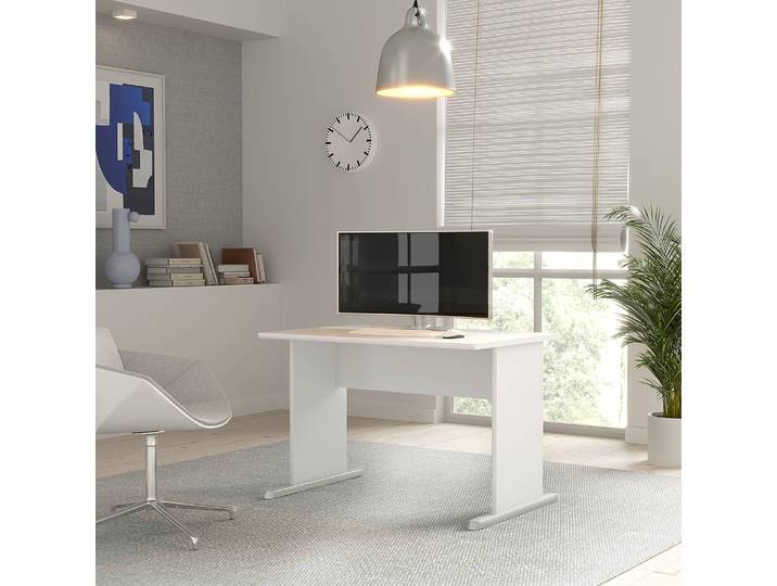Bureau 108cm Blanc/Blanc