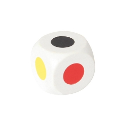 Bartl Farbwürfel 25 mm - weiß - 6 Farben 243410